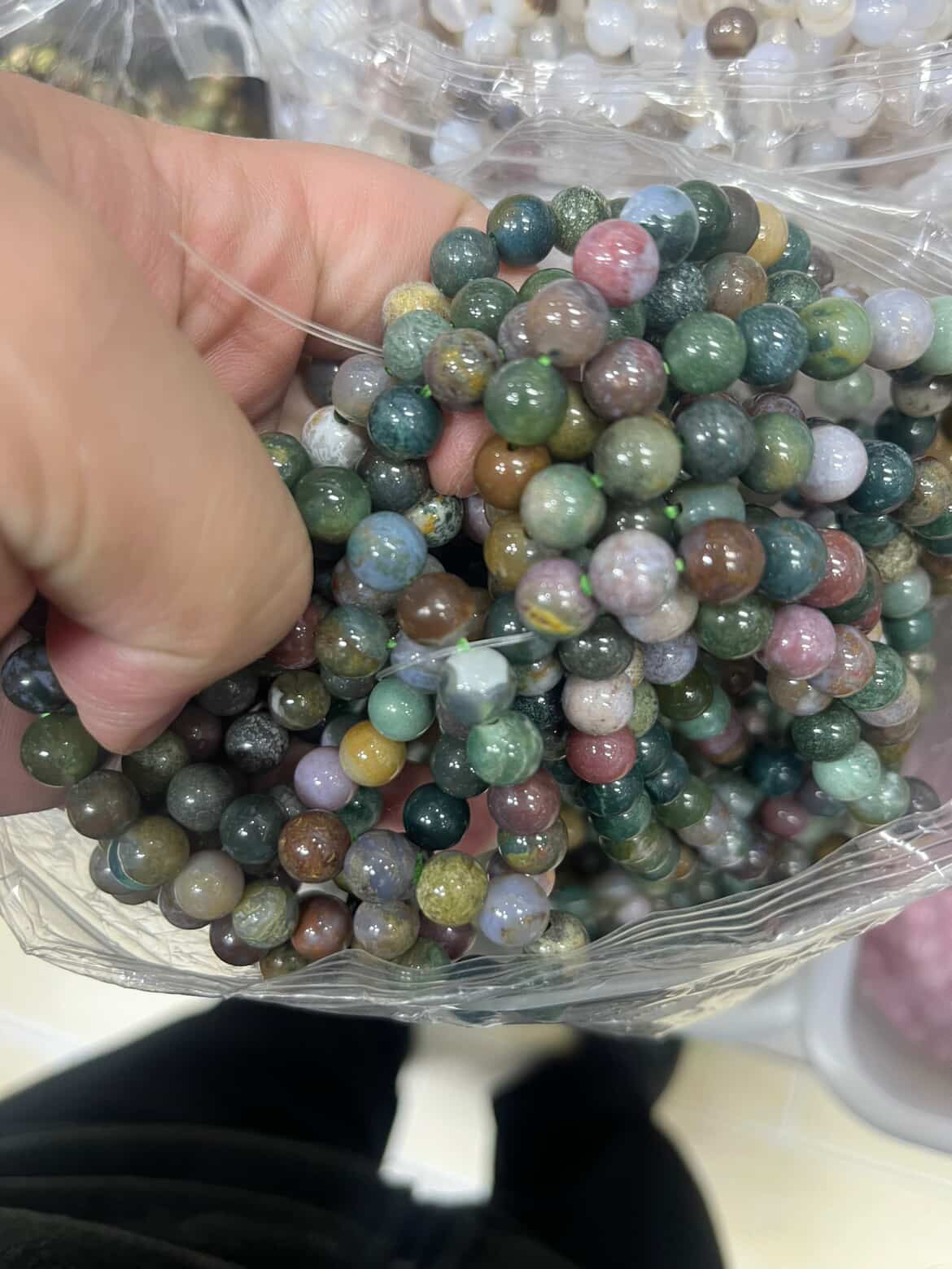 yve bracelets// $1 each pick here// round beads 8mm