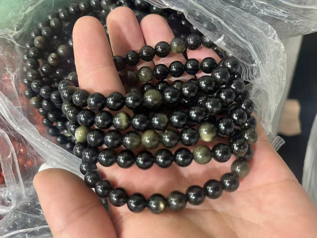 yve bracelets// $1.5 each //round beads 8mm