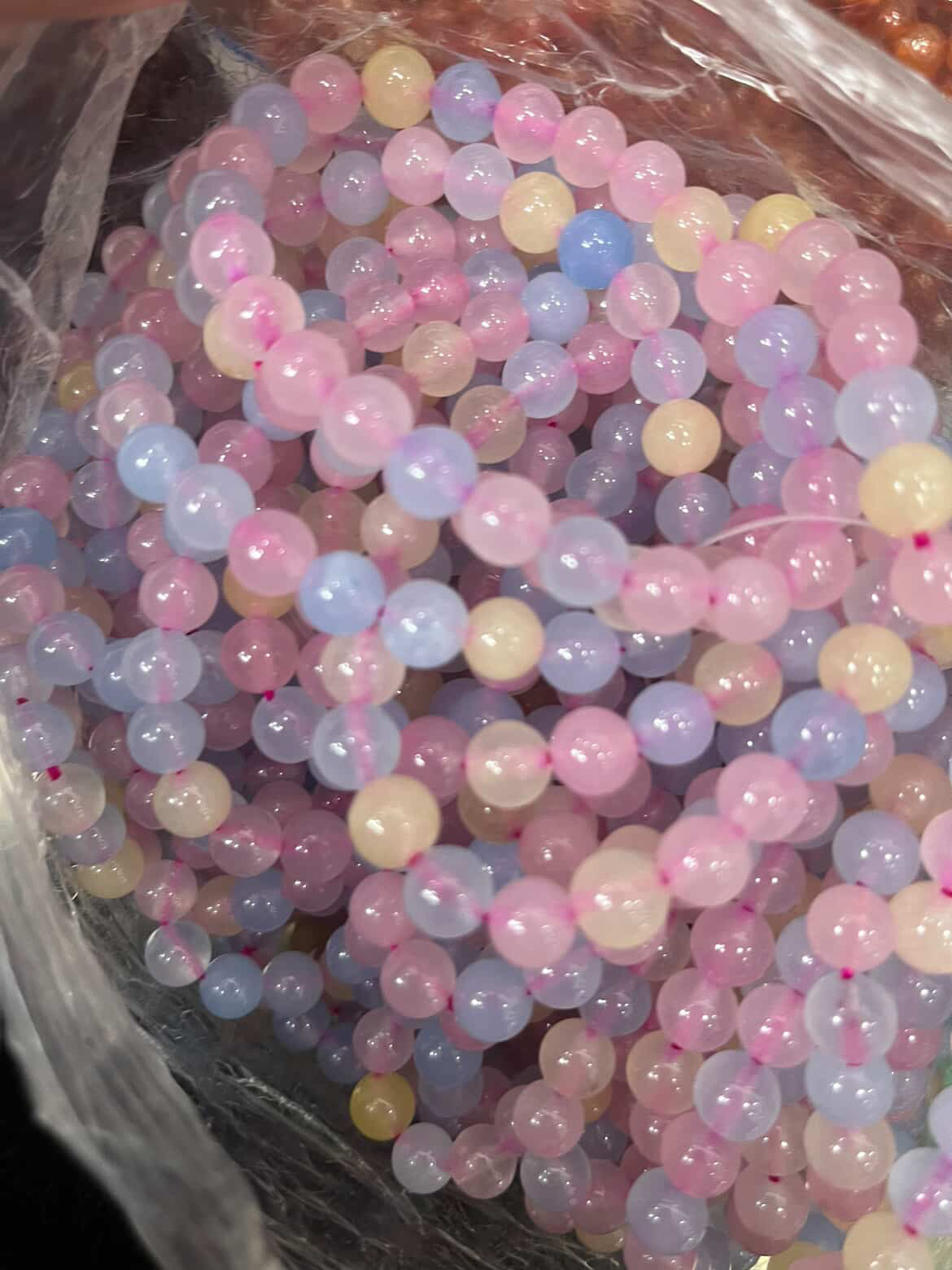yve bracelets// $1 each pick here// round beads 8mm