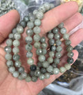 yve bracelets// labdorite faceted beads 8mm