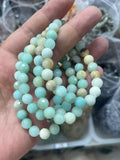 yve bracelets// sky blue jasper 2faceted beads 8mm