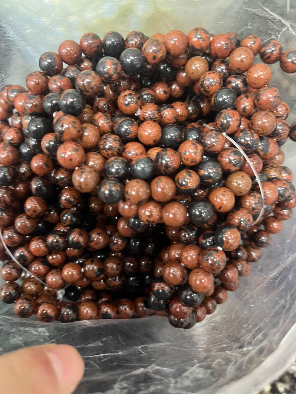 yve bracelets// $1 each pick here// round beads 8mm