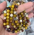 yve bracelets// mookaite faceted beads 8mm
