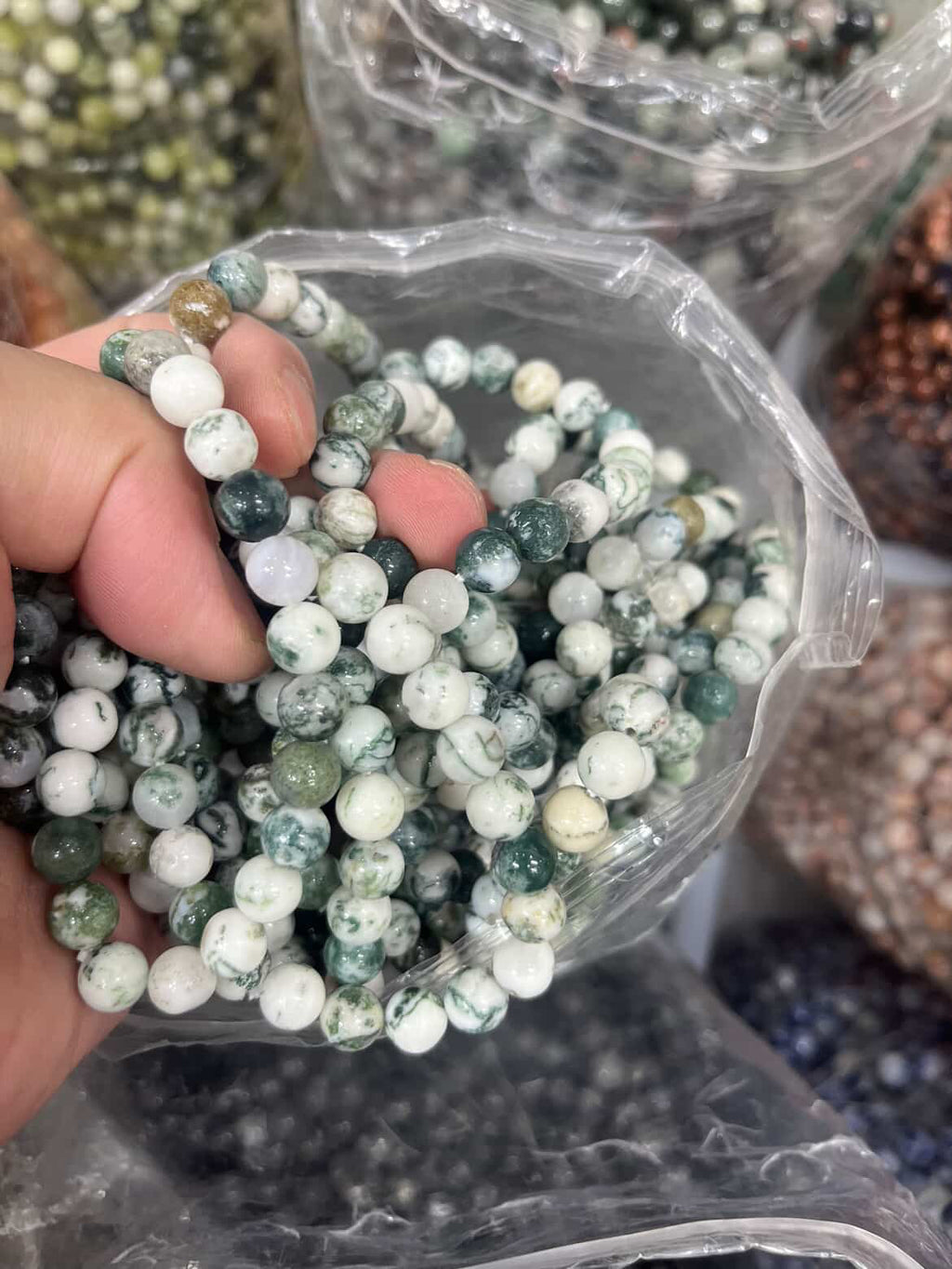 yve bracelets// $1 each pick here// round beads 8mm