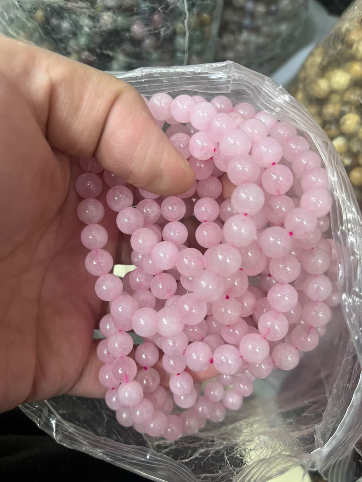 yve bracelets// $1 each pick here// round beads 8mm