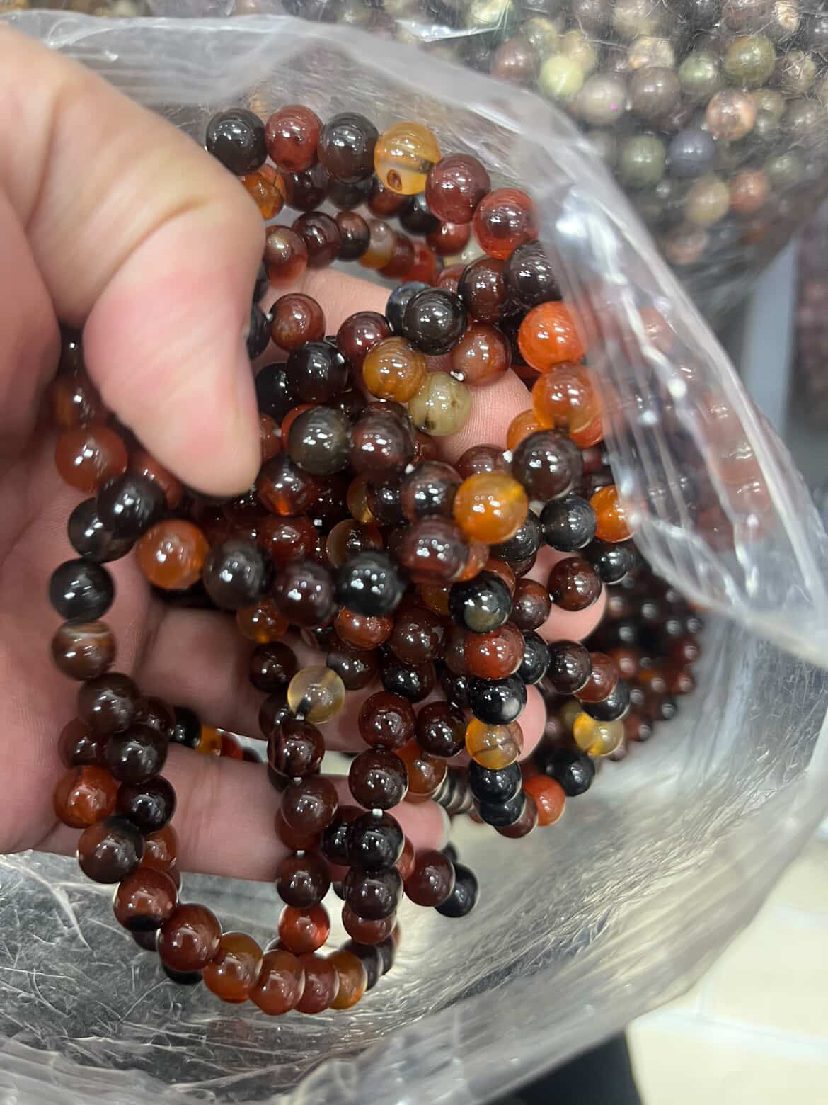 yve bracelets// $1 each pick here// round beads 8mm