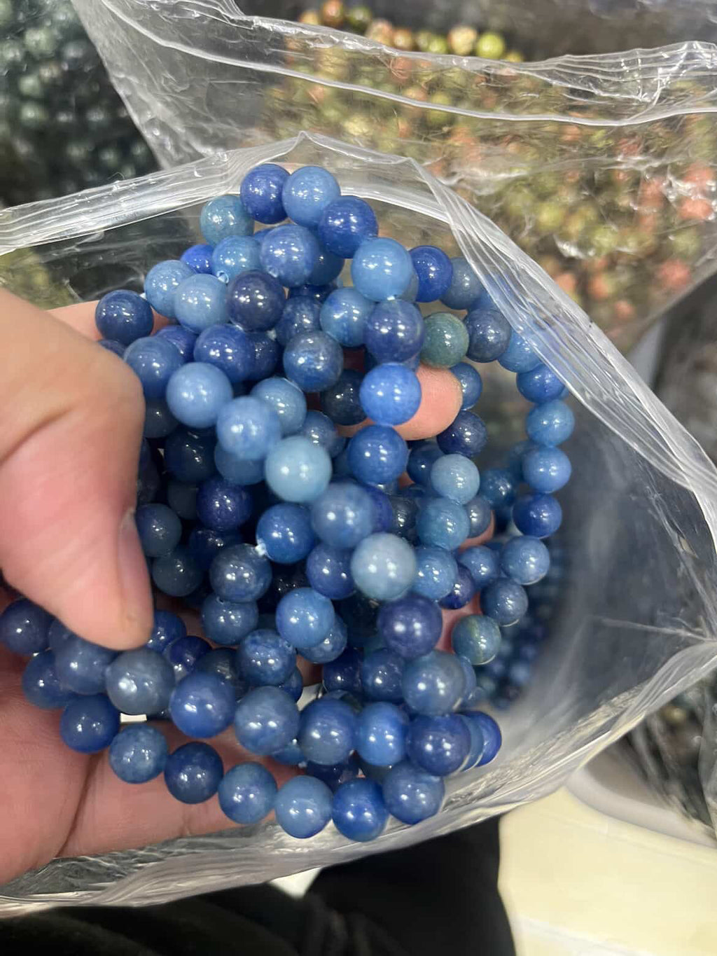 yve bracelets// $1 each pick here// round beads 8mm