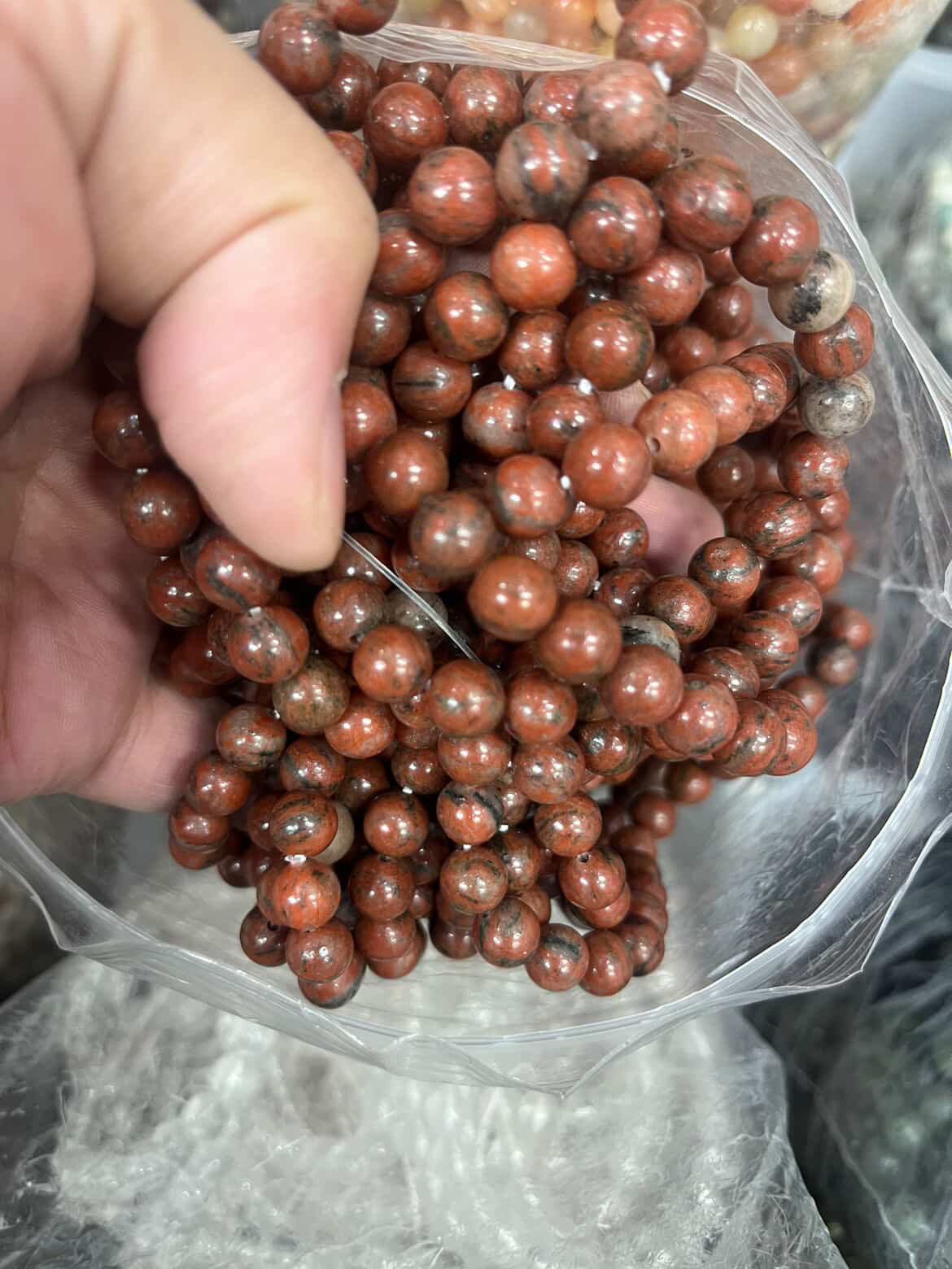 yve bracelets// $1 each pick here// round beads 8mm