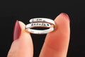 yve// silver rings silver plated i am enough