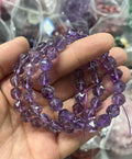 yve bracelets// amethyst more clear from Blivia faceted beads 8mm