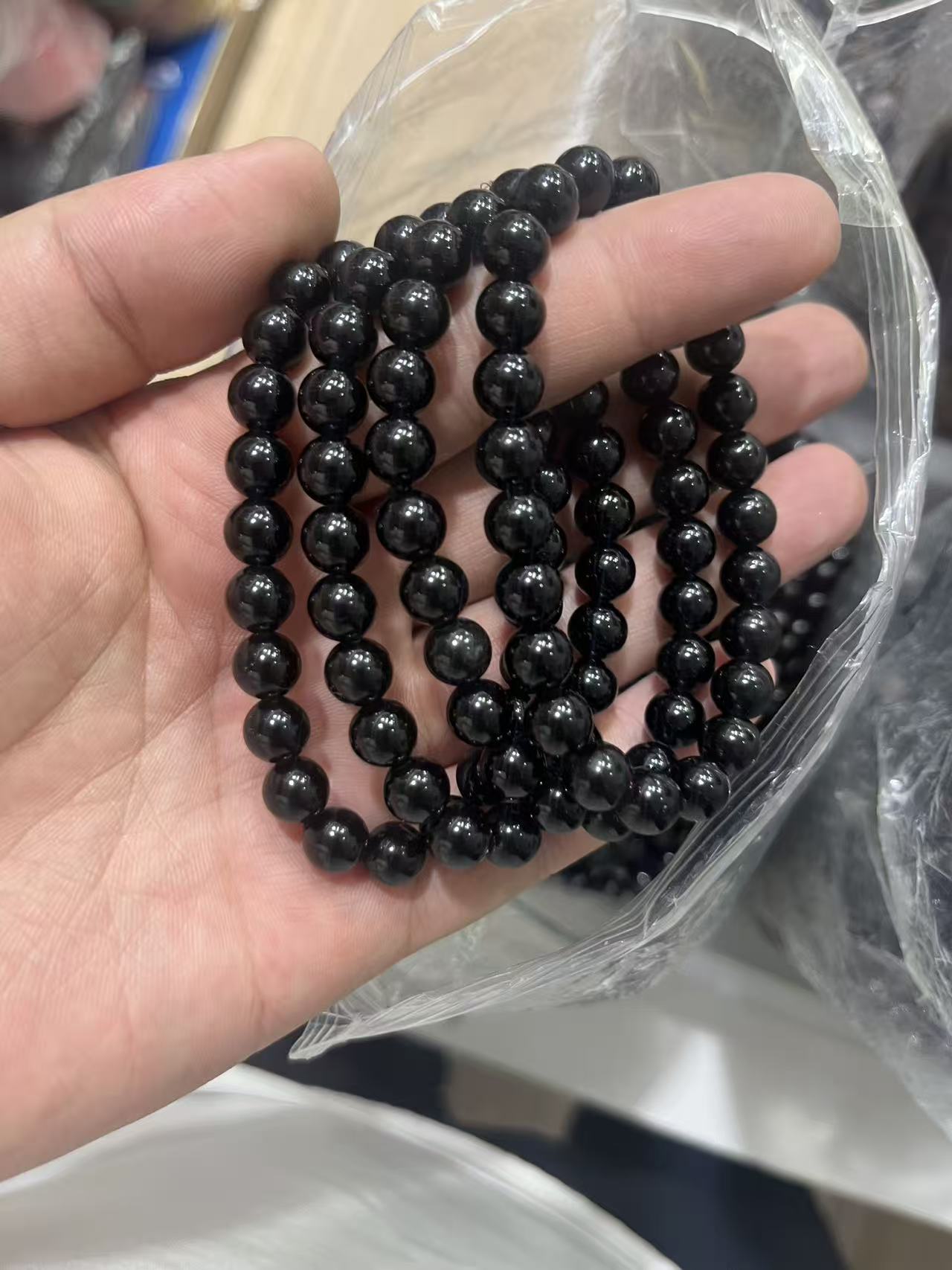 yve bracelets// $1 each pick here// round beads 8mm